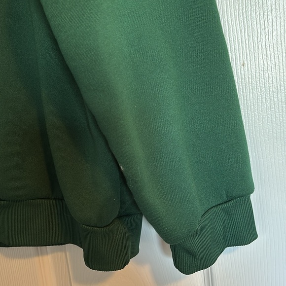 Shein women’s green Dead Inside But Jolly AF crew neck sweatshirt size XL - Picture 6 of 9